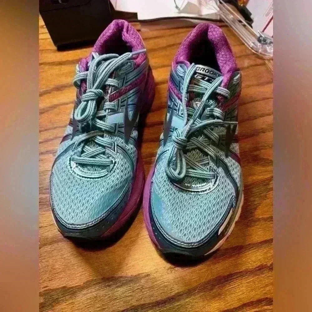 Brooks Blue Purple Adrenaline GTS 17 Running Shoes Size 10